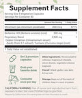 Micro Ingredients Berberine With Ceylon Cinnamon 240 Veggie Capsules High Absorption Berberine Hci Supplement Turmeric Root & Cinnamon Bark Extract Non-Gmo Gluten Free