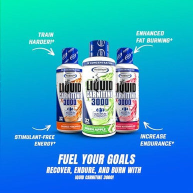 Gaspari Nutrition Liquid Lcarnitine 3000 Stimulant Increased Metabolism Enhanced Energy Non Gmo Gluten Bpa (32 Servings Sour Watermelon)