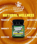 Manuka Daddy - Raw & Certified, MGO 100+ Manuka Honey, 100% Pure, Non-GMO, Direct from New Zealand, Daily Wellness, Family-Owned, 8.8oz (250g)