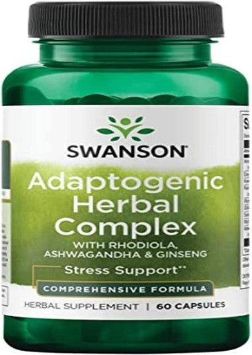 Swanson Energy Bundle: Blacktrap Molasses - Vitamin B12 - Pqq Pyrroloquinoline Quinone - Rhodiola Ashwagandha Ginseng
