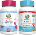 Maryruth Organics Multivitamin (Strawberry) And Magnesium Calm Gummies (Hibiscus) For Kids Clean Label Project Verifieda' Vitamins For Overall Wellness And Sleep Vegan NonGmo Gluten