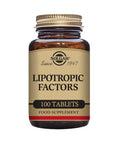 Solgar Lipotropic Factors 100 Tablets - Liver Support - Vegan Gluten Free Dairy Free Kosher - 33 Servings