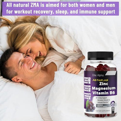 Zinc+Magnesium+Vitamin B6 Max Strength Gummies - Potent All-Natural Zinc, Magnesium, B6 For Immune Support And Muscle Energy & RecoveryÃƒÂ¢Ã¢â‚¬ÂÃ¢â‚¬Å¡Elite Alpha