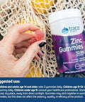 Trace Minerals Zinc Gummies - Chewable Zinc Supplement With Elderberry - Supports Immune System Health - Supplement To Aid Healthy Digestion & Development - Elderberry, 60 Gummies (30 Servings)