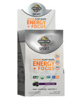 Garden of Life Sport Organic Plant Based Pre Workout Powder Packets Blackberry Flavor 12Ct Tray
