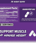 Finaflex Px Night Burn 120 Capsules Ultimate Nonstim Weight Loss Supports Healthy Body Composition & Lean Muscle Mass 30 Servings