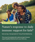 Gaia Herbs Gaiakids Black Elderberry Syrup Delicious Immune Support Supplement For Kids With Organic Black Elderberries And Honey Usda 3 Fl Oz