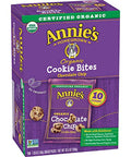 Annie's Organic Friends Bunny Graham Snacks, Chocolate Chip, Chocolate & Honey, 11.25 oz. and Annie's Organic Chocolate Chip Cookie Bites, 10 Packets, 10.5 oz.