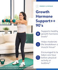 Pure Encapsulations Growth Hormone Support - Arginine & Ornithine Amino Acid Blend - Supports Healthy Hormone Balance - Muscles & Training Support - Gluten-Free & Non-Gmo 90 Capsules