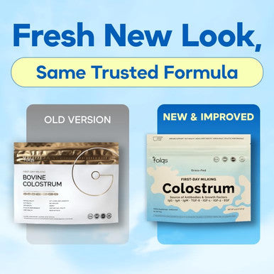 Folqs Bovine Colostrum Powder 60 Servings