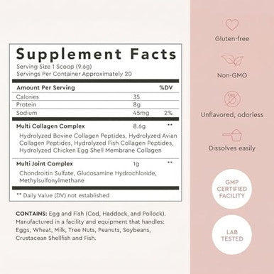 Alaya Naturals Multi Collagen Powder 20 Serving