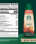 Starbucks Non-Dairy Brown Sugar Cinnamon Flavored Creamer, Oatmilk Coffee Creamer, Inspired By Brown Sugar Shaken Espresso 28 fl oz