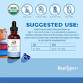 Maryruth'S Organics Kids Probiotic Liquid Drops Usda Organic Probiotics For Digestive Health Ages 4 Gut Health & Immune Support Supplement Overall Health Vegan Non-Gmo 1 Fl Oz
