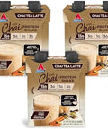 Atkins Chai Tea Latte Protein Shake 15G Protein Low Glycemic 3G Net Carb 1G Sugar Keto Friendly & Cafa Caramel Iced Coffee Protein Shake 15G Protein Low Glycemic 3G Net Carb 1G Sugar