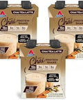 Atkins Vanilla Cream & Chai Tea Latte Protein Shake Bundle 23G & 15G Protein Low Glycemic 3G Net Carb Keto Friendly