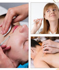 Aysatogc Acupuncture Pen Facial Reflexology Massage Tool Ear Acupressure And Body Point Probe Pen For Face Body Muscle Relax Feet Legs Arms Shoulders Neck Back Stainless Steel 3 Pieces