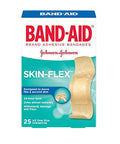 Band-Aid Brand Skin-Flex Adhesive Bandages, All One Size, 25 Bandages Per Box (4 Boxes)