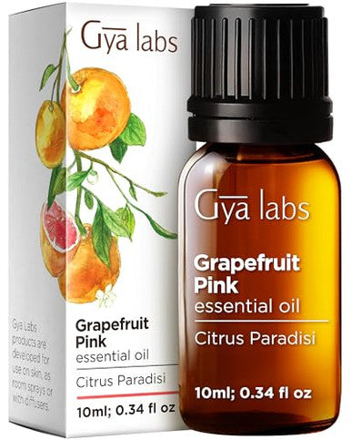 Gya Labs Grapefruit Essential Oil For Diffuser & Lavender Essential Oil For Diffuser Set - Aromatherapy Grade Essential Oils Set - 2X0.34 Fl Oz - Gya Labs