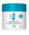 DERMA E Vitamin E 12,000 IU Cream Moisturizer for Face and Body Multi-purpose Face Cream, Hand Cream and Body Lotion Soothes and Protects, 4 oz