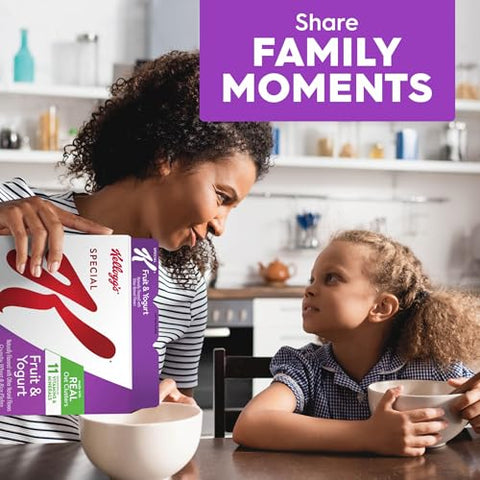 Kellogg's Corn Flakes Breakfast Cereal, Kids Cereal, Family Breakfast, Family Size, Original, 18oz Box (1 Box)