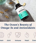 Live Conscious Omegawell Fish Oil and Magwell Magnesium Zinc and Vitamin D3 Bone and Heart Health Immune System Support + Heart Brain and Joint Support