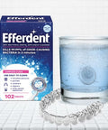 Efferdent Denture Cleanser Tablets, Complete Clean, Cleanser for Retainer and Dental Appliances, 44 Count