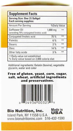 Safflower Oil 90 SOFTGELS By Bio Nutrition Inc
