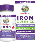 Maryruth'S Iron Gummies For 14 With Vitamin C For Absorption Sugar Free Gummy Iron Supplement Vit C Energy Metabolism Cellular Health Immune Support Vegan Non-Gmo 60 Count