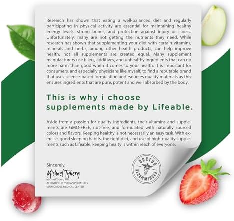 Lifeable Sugar Free Vitamin D 5000 IU Great Tasting Natural Flavor Gummy Supplement Gluten Free Vegetarian GMOFree Chewable for Immune Support and Bone Health for Adults 90 Gummies
