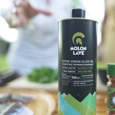 MOLON LAVE Organic Olive Oil Extra Virgin Cold Pressed | Polyphenol Rich Up To 1200mg/kg | EVOO From Greece | Unblended Single Source | 100% Natural | NON-GMO | 25.4 fl oz (750ml)
