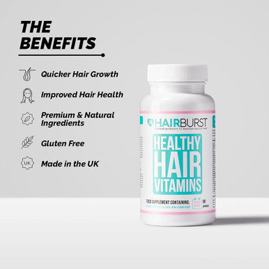 Hair Burst Hair Growth Vitamins Biotin Anti Hair Loss Supplement for Women 60 capsules