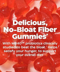 Enzymedica Fiber+ Gummies With Prebiotics & Probiotics For Daily Regularity Vegetarian 5G Fiber Natural Chewable Digestive Health Supplement Kids & Adult Women & Men Blood Orange Flavor 90 Ct