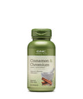 Gnc Herbal Plus Cinnamon & Chromium, 60 Capsules, Supports Glucose Utilization