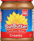 SunButter Creamy Sunflower Seed Spread 16 OZ Plastic Jars (Pack of 3)