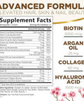 Hair Vitamins Women, Ultra Strength 5000Mcg Biotin, Collagen, Paba & More - Womens Hair Growth, Skin, Nails & Keratin Support Supplement, Infused W/ Argan Oil & Hyaluronic Acid, Non-Gmo - 120 Softgels