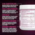 Pescience Complete-Gi Gut Health Powder Probiotics For Women And Men Digestive Enzymes Prebiotic Fiber L Glutamine Pepzin Gi Zinc Carnosine Watermelon Flavor 30 Servings