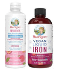Maryruth'S Women'S Multivitamin Hair Growth Liposomal (Peach) & Iron Liquid (Berry) Clean Label Project Verified Supplements For Beauty Immunity & Overall Health Vegan Non-Gmo Gluten-Free