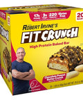 Fit Crunch Protein Bars Snack Size Value Pack Gluten Made With Whey Proteins (20 Snack Size Bars Peanut Butter Crunch)