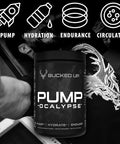 Bucked Up Pump-Ocalypse Raspberry Lemonade Nitric Oxide And L Arginine Supplement Citrulline Malate Glycerpump Ultimate N.O. Booster Lean Muscle Support Blood Flow Vascularity Hydration Endurance