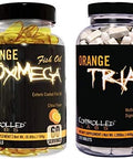 Controlled Labs Overall Health Bundle 45 Servings Orange Triad 120 Count Orange Oximega Fish Oil Muscle Building And Recovery Supplement For Men And Women