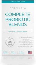 Complete Probiotic Blend: 5-In-1 Digestive Enzymes, Zinc, Postbiotic, Prebiotics And Probiotics For Women & Men, Provitalize For Women Digestive & Gut Health 10 Strains 20 Billion Cfu, 60Ct Softgels