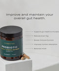 CYMBIOTIKA Probiotic 50 Billion CFU, 90 Capsules, Effective Prebiotic + Probiotic Gut Health, Supports Healthy Digestion for Men & Women, Digestive Health Supplement