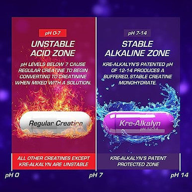 Efx Sports Krealkalyn Efxph Correct Creatine Monohydrate Pill Supplementstrength Muscle Growth & Performance60 Servings 120 Capsules
