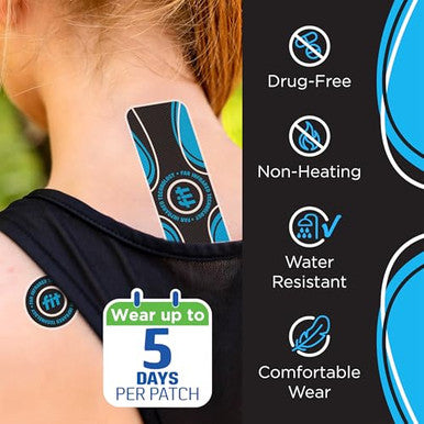 Jointflex Fit Therapy Far Infrared Patch Trial Pack Supports Continuous Active Mobility For Muscles & Joints Up To 5 Days/Patch Water Resistant Non-Heating Drug-Free 3-Ct 1 Rectangular/2 Round