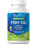 Rite Aid Fish Oil Lemon Flavor Softgels 1000Mg, 175 Count, With Epa And Dha, Supports Heart, Brain And Vision Health