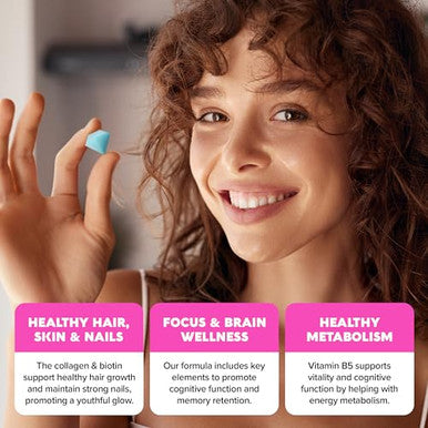 Maree Beauty Bundle Under Eye Gels & Biotin Gummies Marine Collagen & Hyaluronic Acid A B C E Vitamins Complex With Keratin & Pantothenic Acid Depuff Eyes & Dark Circles Skin Nails & Hair