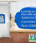 Celtic Sea Salt Fine Ground (1) 22 Pound Bag of Nutritious Classic Sea Salt Great for Cooking Baking Pickling Finishing and More Pantry-Friendly Gluten- her and Paleo-Friendly