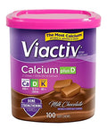 Viactiv Max Formula Calcium +Vitamin D3 Supplement for Bone Health Milk Chocolate 100 Soft Chews 6 Pack