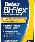 Osteo Biflex Triple Strength With Vitamin D Glucosamine Chondroitin Joint Health Supplement Coated Tablets Red 120 Count