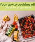 BetterBody Foods Refined Avocado Olive Oil 50/50 Blend, Non-GMO Cooking Oil, Gluten Free, Kosher, Frying, Baking, 500 mL, 16.9 Fl Oz